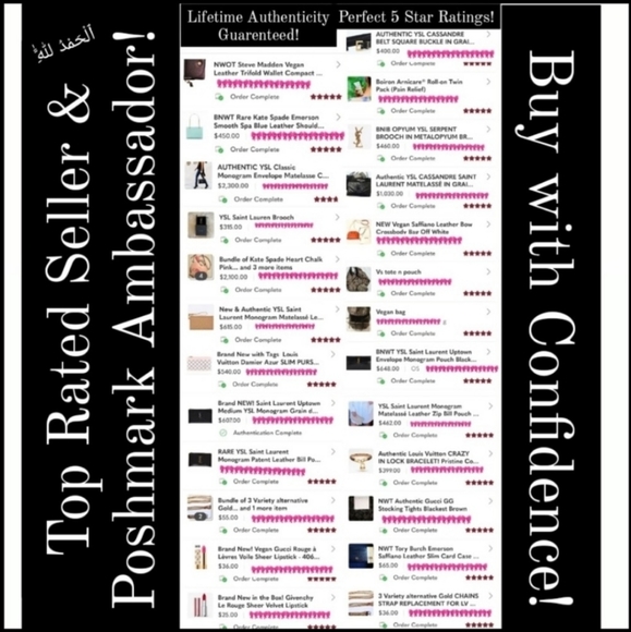 YSL CASSANDRE SAINT LAURENT KEY POUCH IN CALFSKIN MATELASSÉ - Picture 12 of 12